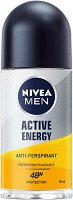 Nivea Men Active Energy Anti-Perspirant Roll-On - душ гел