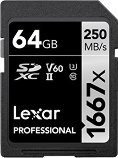 SDXC   1667x 64 GB Lexar Professional