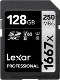 SDXC карта памет 1667x 128 GB Lexar Professional