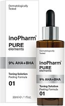 InoPharm Pure Elements 9% AHA+BHA Peeling - 