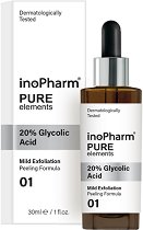 InoPharm Pure Elements 20% Glycolic Acid Peeling - продукт