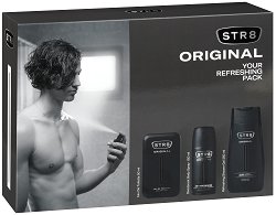 Подаръчен комплект за мъже - STR8 Original - крем