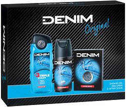Подаръчен комплект за мъже Denim Original - масло