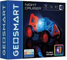 Магнитен детски конструктор GeoSmart Night Cruiser - творчески комплект
