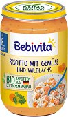 Bebivita - Пюре от ризото със зеленчуци и дива сьомга - продукт