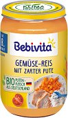 Bebivita - Био пюре от зеленчуци, ориз и пуешко месо - пюре