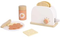 Детски дървен тостер Tooky Toy - творчески комплект