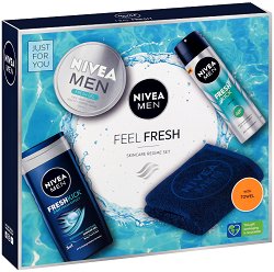 Подаръчен комплект за мъже - Nivea Men Fresh - 