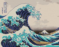 Рисуване по номера Gradientti - Голямата вълна край Канагава