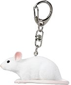 Ключодържател - Бяла мишка - 
