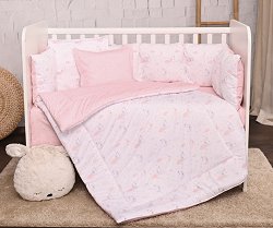Бебешки двулицев спален комплект 4 части с обиколник Lorelli Lily - продукт