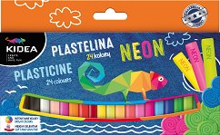 Пластилин Kidea Neon