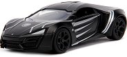 Метална количка Jada Toys Black Panter Lykan Hypersport - несесер