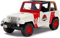 Метална количка Jada Toys Jeep Wrangler Jurassic Park - играчка