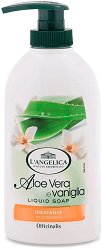 L’Angelica Liquid Moisturizing Soap Aloe and Vanilla - крем