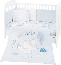 Бебешки спален комплект от 6 части - Little Fox - 