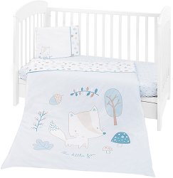 Бебешки спален комплект от 5 части - Little Fox - 