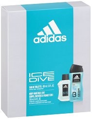 Подаръчен комплект за мъже - Adidas Ice Dive - парфюм