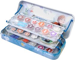 Детски комплект с гримове в метална кутия - Disney Frozen 2 - серум