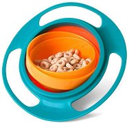 Неразливаща се купичка за хранене с капак - Gyro Bowl 360° 400 ml - чиния