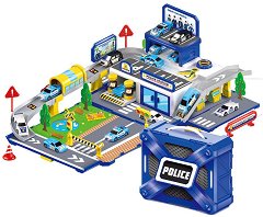Полицейски участък в куфарче - играчка