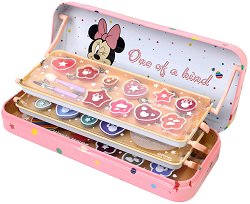 Детски комплект с гримове в метална кутия - Disney Minnie Mouse - 