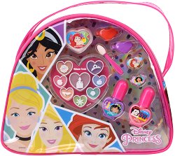 Детски комплект с гримове в чанта - Disney Princess - 