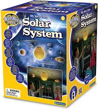 Нощна лампа с дистанционно Brainstorm - Слънчева система - детски аксесоар