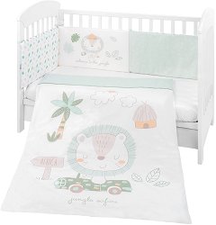 Бебешки спален комплект 3 части с обиколник Kikka Boo EU Style - 