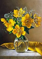 Жълти цветя - пъзел