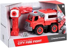 Сглобяема играчка Феликс Тойс Пожарникарски камион - творчески комплект