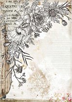 Декупажна хартия Stamperia - Стилизирано цвете