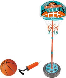 Баскетболен кош с топка и помпа - раница