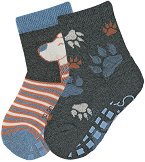 Детски чорапи със силиконово стъпало Sterntaler - 