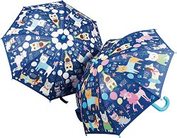 Детски чадър с променящ се цвят - Домашни любимци - 