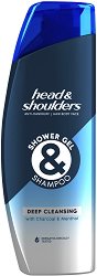 Head & Shoulders Shower Gel & Shampoo Deep Cleansing - крем