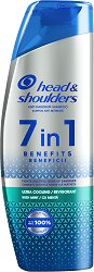 Head & Shoulders 7 in 1 Benefits Ultra Cooling Shampoo - шампоан