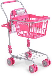 Детска пазарска количка със столче за кукла Moni - 