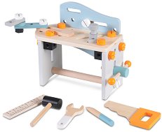 Дървена работна маса с инструменти - Moni - 