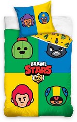 Детски двулицев спален комплект от 2 части - Brawl StarS: Heads - 