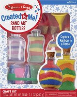 Създай сам - Бутилка с цветен пясък - 