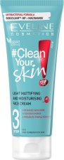 Eveline Clean Your Skin Light Mattifying & Moisturising Face Cream - сапун