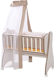 Бебешки спален комплект за бебешка люлка от 7 части - First Dreams: Crowns - 
