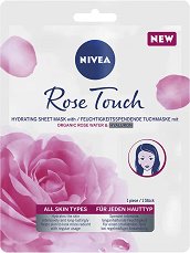 Nivea Rose Touch Hydrating Sheet Mask - тоник