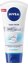 Nivea 3 in 1 Care & Protect Hand Cream - мляко за тяло