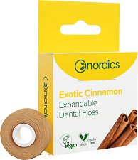 Nordics Expandable Dental Floss Cinnamon - 