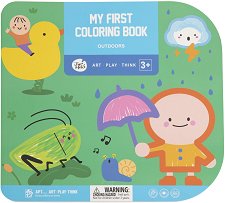 Моята първа книжка за оцветяване: Весели игри навън - 