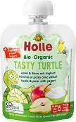 Holle - Био забавна плодова закуска с ябълки, круши и йогурт - 