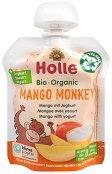 Holle - Био забавна плодова закуска с манго и йогурт - 