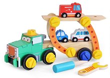 Дървен конструктор - Спешна помощ - играчка